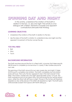Spinning day and night