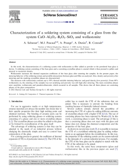 Descargar - GlaSS, glasses, glass-ceramics and sol