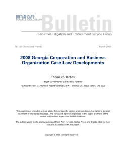 Survey of Case Law Developments 2008