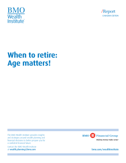 When to retire: Age matters!