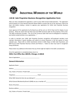 Sole Proprietor Recognition Application