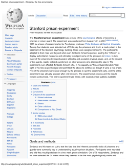 Stanford prison experiment - United States Courts Information