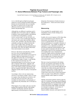 Some Differences Between Props and Jets