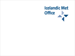 Early warnings for shallow landslides in Iceland.