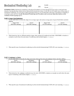 Mechanical Weathering Lab Worksheet-1