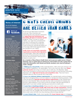 are better than banks - Texas Telcom Credit Union