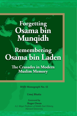 Forgetting Osama Bin Munqidh Remembering Osama Bin Laden