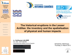 The historical eruptions in the Lesser Antilles: the inventory and the