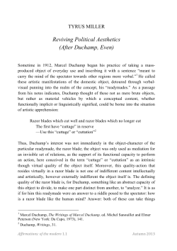 Reviving Political Aesthetics