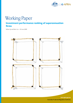 Investment performance ranking of superannuation firms