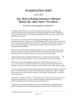 Jury Role in Raising Sentences Affirmed