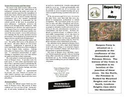 Harpers Ferry brochure