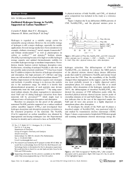 Facilitated Hydrogen Storage in NaAlH4 Supported on Carbon
