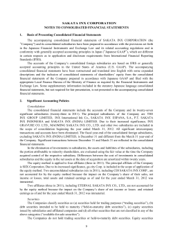 SAKATA INX CORPORATION