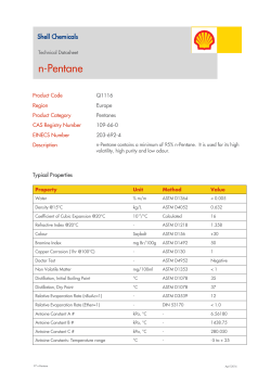 n-Pentane - Shell Global