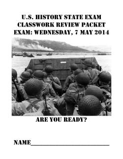 us history state exam classwork review packet exam