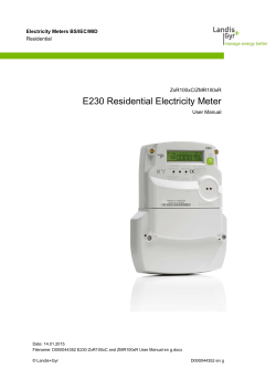 E230 Residential Electricity Meter