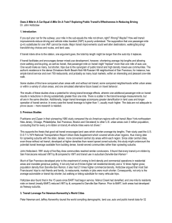 Does A Mile In A Car Equal A Mile On A Train? Exploring Public