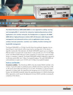Alcatel OmniAccess 6000