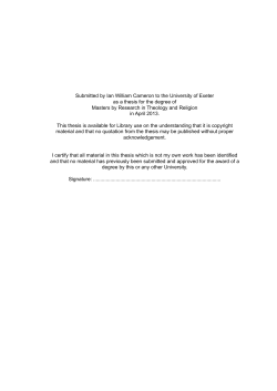 CameronI - Open Research Exeter