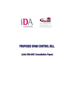 Proposed Spam Control Bill - Attorney