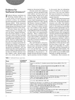 Evidence for feathered dinosaurs? - Creation Ministries International