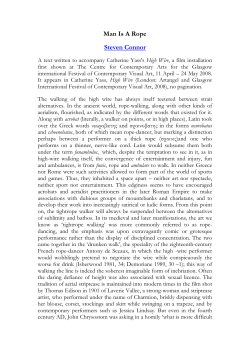 Man Is A Rope - Steven Connor