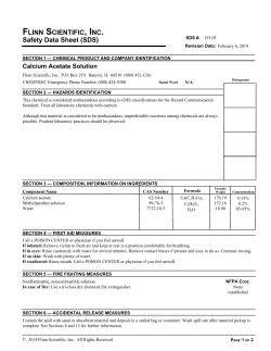 Calcium Acetate Solution