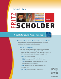 Fritz Scholder, A Guide for Young People 7 and Up