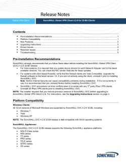SonicWALL Global VPN Client 4.2.6.305 32-Bit
