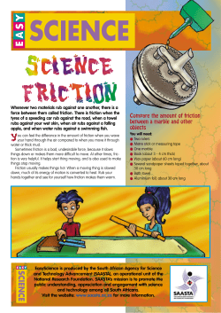 Compare the amount of friction between a marble and