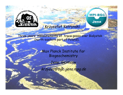 Krzysztof Katrynski - Max Planck Institute for Biogeochemistry