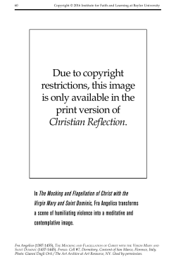 Meditating on Christ`s Suffering