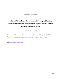 Colloidal Atomic Layer Deposition (c-ALD) using self