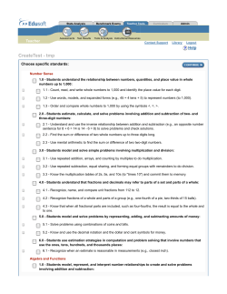 Grade 2 Edusoft Standards