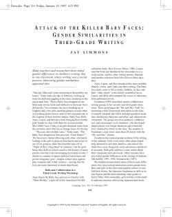 Attack of the Killer Baby Faces: Gender Similarities in