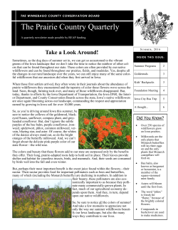 Summer, 2016 - Winnebago County Conservation