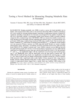 Testing a Novel Method for Measuring Sleeping