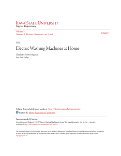 Electric Washing Machines at Home