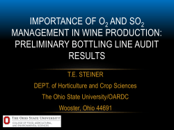 importance of o and so management in wine