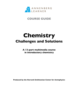 COURSE GUIDE - Annenberg Learner