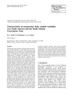 Characteristics of summertime daily rainfall variability over South