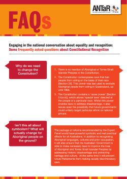 Engaging in the national conversation about equality and