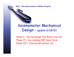 Seismometer Mechanical