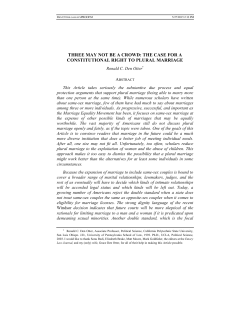 three may not be a crowd: the case for a constitutional right to plural