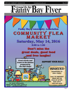 May 2016 - Fanny Bay Community Association