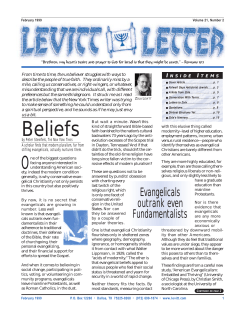 1999-02 - Zola Levitt Ministries