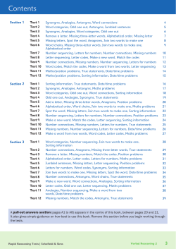 Contents - Schofield and Sims
