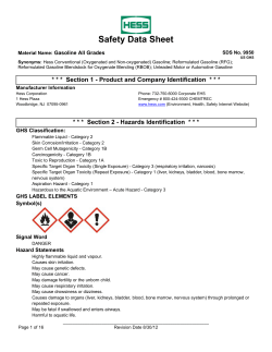 Safety Data Sheet