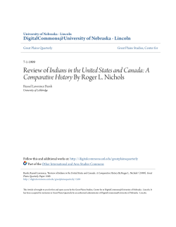 Review of Indians in the United States and Canada: A Comparative